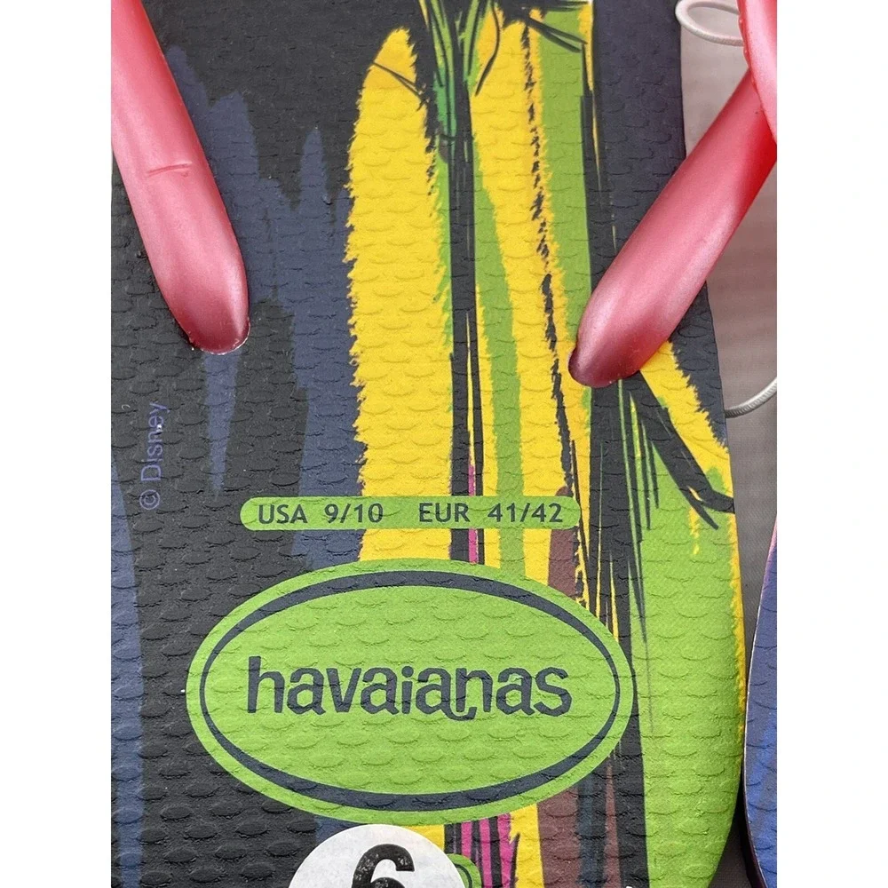 US 9/10 Havaianas Disney Villains Slim Flip Flop Sandals - Picture 3 of 7